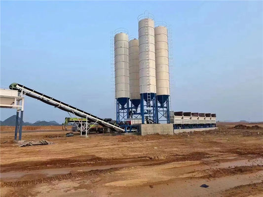 Bezpieczeństwo Pionowy Silos Cementowy Gleba Mieszalnia Cementu Na Stronie